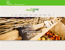 Tablet Screenshot of naturalcorner.be